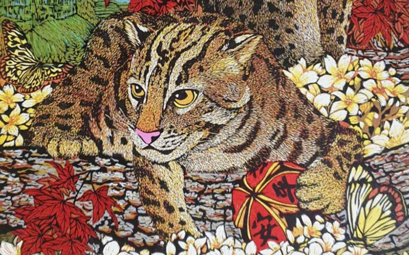 新聞圖片：林淑芬同學榮獲2021中華民國第37屆版印年畫比賽首獎